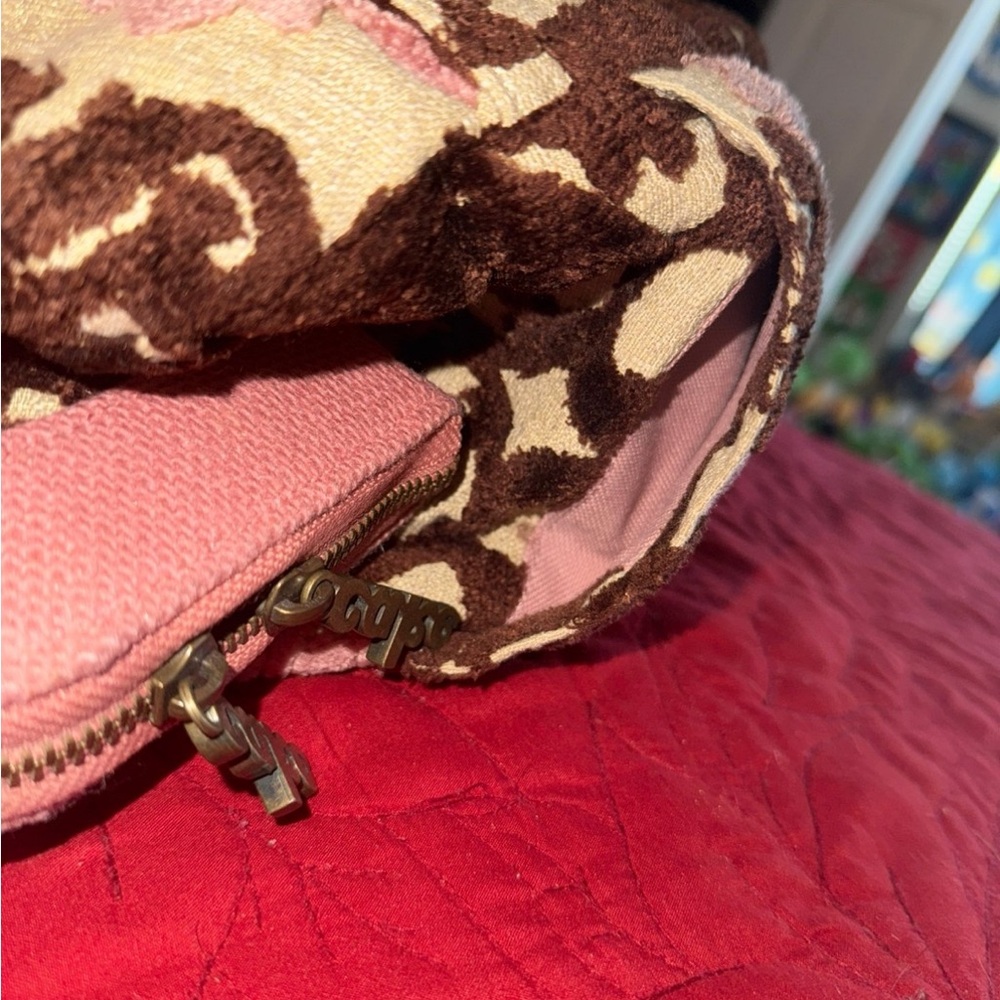 Cake By Petunia Pink and Brown Women's Bag and Pouch Combo - Picture 5 of 12